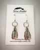 Sterling Silver feather earrings