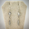 Sterling Silver feather earrings