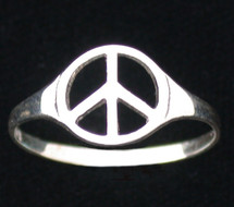 Peace Sign Ring- 3170