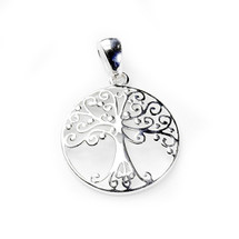 Round Tree of Life Necklace-Medium 3216