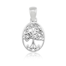 Oval Tree of Life Necklace-Small 3218