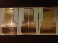 Gold Mylar Foil Decorative Front Piece for Northwestern 60 machines