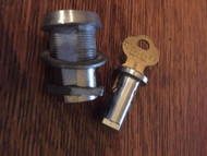 Vintage Chicago Lock and Key with Lock Barrel 1/4-20 thread