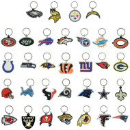 Soft Flexible NFL Key Chains All 32 Teams
