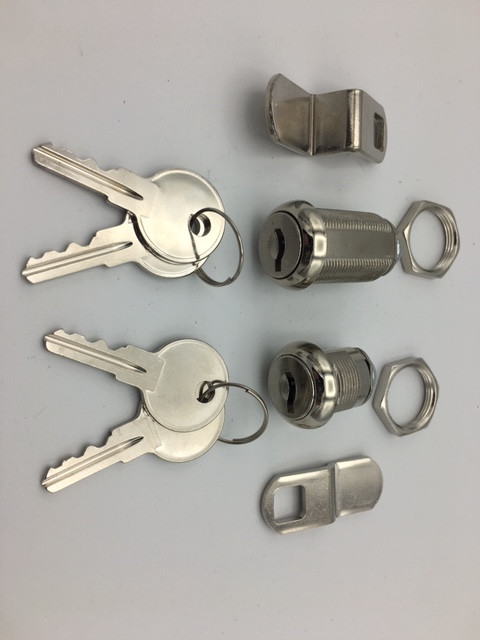 New Lock & Key Set Used in Northwestern Gumball Candy Bulk Vending Machines 