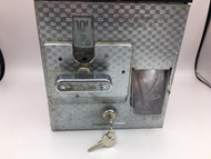 Zipper Lock & Key TOP & BOTTOM replacement set Gumball Coaster Vending Machine 