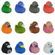 2" Rubber Ducks Collection #2, 50 Pieces per Bag 