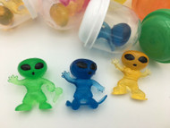 Neon Alien Figures In 1.1" Capsules, 250 pieces