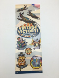 Vintage Victory Tattoos box of 300 in vending folders
