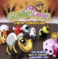 Squishland Fun Farm Animals 250 pcs in Round 1" Capsules