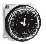 Analog Time Clock with Battery Backup, 24 VAC
