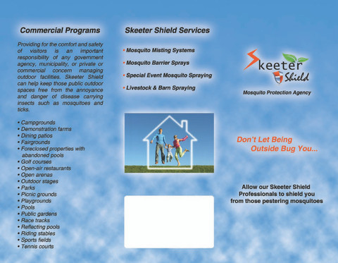 Skeeter Shield Dealer Tri-Fold Brochures (500)