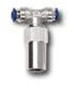 Economy Straight body with T fitting, plastic collar, butyl seal
