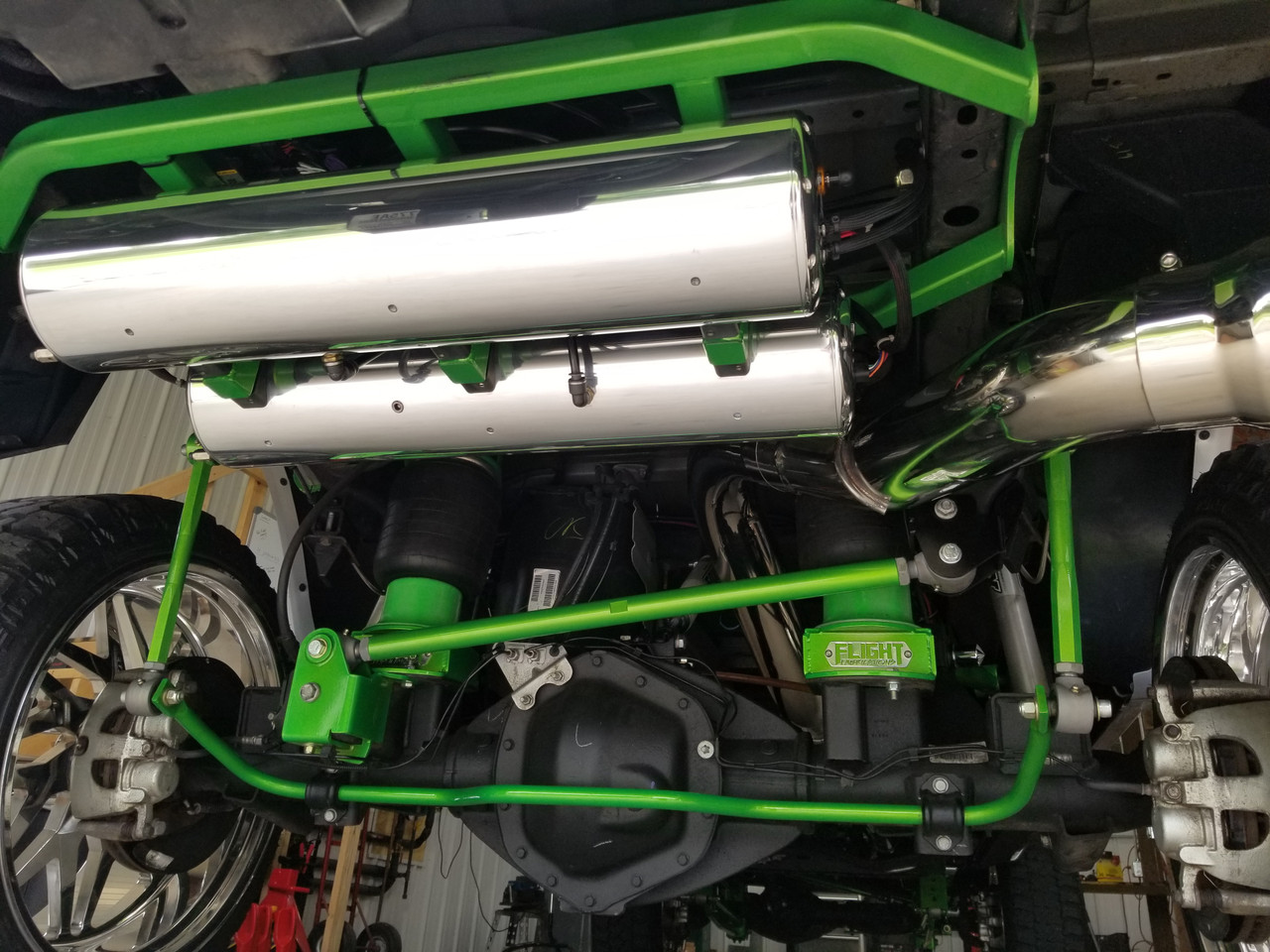 2014 2019 Ram 2500 Bolt On Rear Air Bags & Mounts (Range 2in Under Stock 10in lift