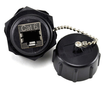 Cat6 industrial coupler jack