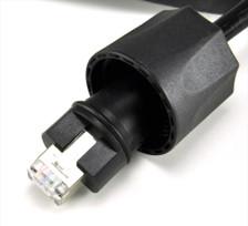 Cat6 Industrial Patch Cable Close Up