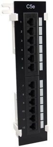 12 port cat5e patch panel