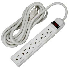 surge strip 6 outlet 12' cord