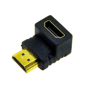hdmi right angle adapter, hdmi male to hdmi female 270 degrees