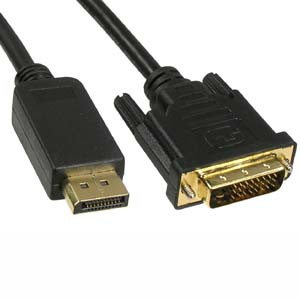 6' DisplayPort to DVI Cable