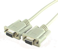 6' DB9 F-F Null Modem Cable