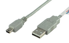 3' USB A to Mini B Cable
