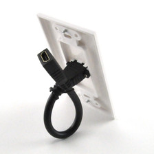 decora wall plate with hdmi insert