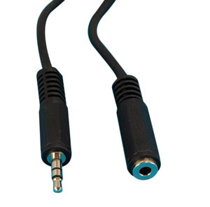 3.5mm Male to Female Cable 6'