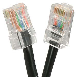 7' Black Cat6 Patch Cable