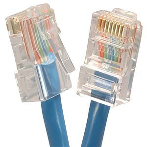 10' Blue Cat5e Ethernet Patch Cable