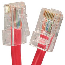 15' Red Cat5e Patch Panel