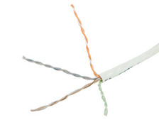 White Cat5e PVC