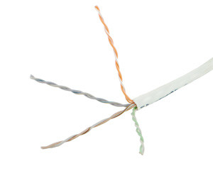 White Cat5e PVC