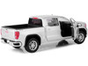 2019 GMC Sierra 1500 SLT Crew Cab Pickup Truck Silver Metallic 1/24 1/27 Diecast Model Car Motormax 79361