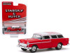 1955 Chevrolet Nomad Red White Top Starsky and Hutch 1975 1979 TV Series Hollywood Special Edition 1/64 Diecast Model Car Greenlight 44855 A