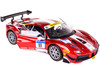 Ferrari 488 Challenge #11 Candy Red White Stripes Ferrari Racing 1/24 Diecast Model Car Bburago 26308