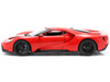 2017 Ford GT Red with Black Wheels Special Edition 1/18 Diecast Model Car Maisto 31384