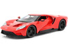 2017 Ford GT Red with Black Wheels Special Edition 1/18 Diecast Model Car Maisto 31384