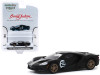2017 Ford GT '66 Heritage Edition #2 Black Silver Stripes First Legally Resold 2017 Ford GT Las Vegas 2019 Lot #747 Barrett-Jackson Hobby Exclusive 1/64 Diecast Model Car Greenlight 30168