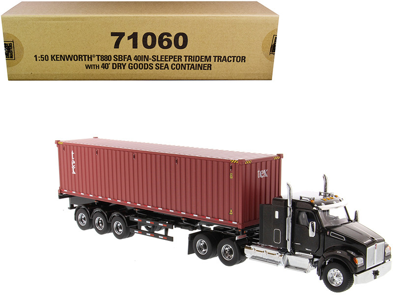 THERMO KING大型トラックモデル 1/32 1/50 Diecast Masters Kenworth T880 SBFA Daycab Tridem