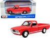 1973 Datsun 620 Pickup Truck Li'l Hustler Red White Stripes Special Edition Series 1/24 Diecast Model Car Maisto 31522