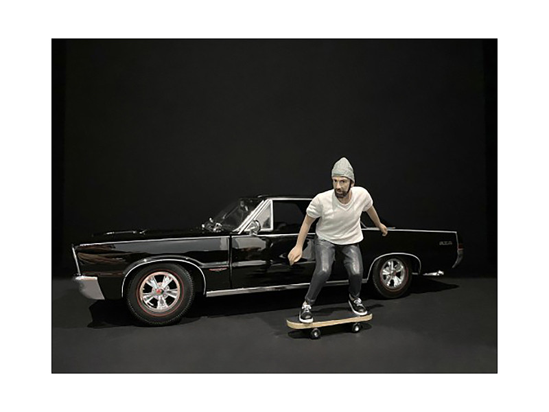 Skateboarder Figurine II for 1/18 Scale Models by American Diorama