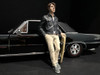 Skateboarders Figurines 4 piece Set for 1/24 Scale Models American Diorama 38340 38341 38342 38343