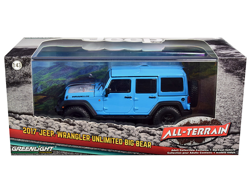 blue jeep wrangler toy