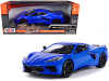 2020 Chevrolet Corvette C8 Stingray Blue Metallic Timeless Legends 1/24 Diecast Model Car Motormax 79360