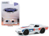 1972 Chevrolet Corvette BFGoodrich White Red Blue Stripes Detroit Speed Inc Series 1 1/64 Diecast Model Car Greenlight 39040 F