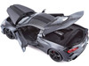 2020 Chevrolet Corvette Stingray C8 Dark Gray Metallic Racing Stripes 1/18 Diecast Model Car Maisto 31447