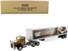 CAT Caterpillar CT660 Day Cab Caterpillar Mural Dry Van Trailer Transport Series 1/50 Diecast Model Diecast Masters 85666