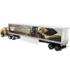 CAT Caterpillar CT660 Day Cab Caterpillar Mural Dry Van Trailer Transport Series 1/50 Diecast Model Diecast Masters 85666