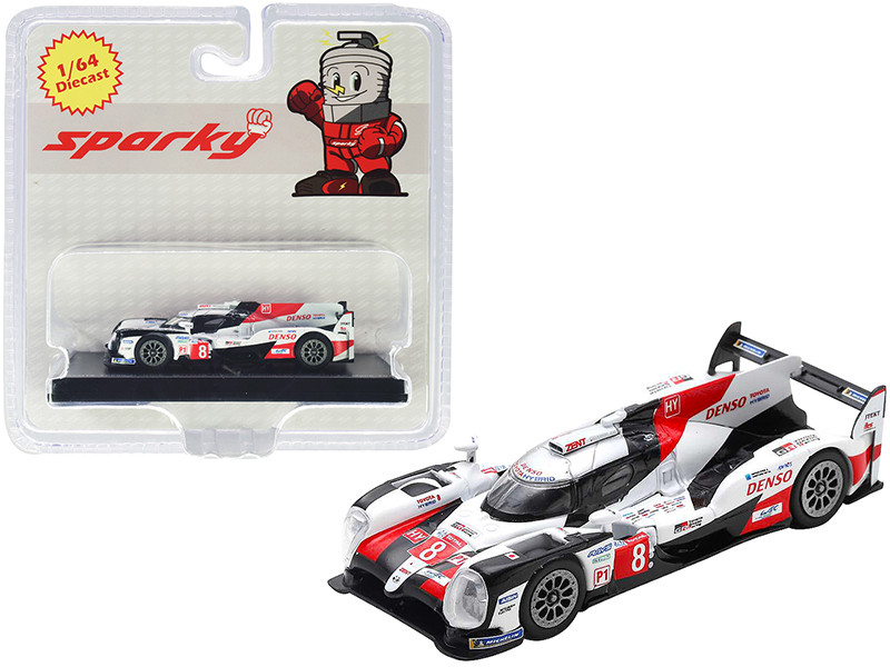 Toyota TS050 Hybrid #8 Toyota Gazoo Racing Winner 24 Hours of Le Mans (2019) 1/64 Diecast Model Car by Sparky